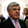 Nebraskan Senator Ben Nelson speaks with reporters